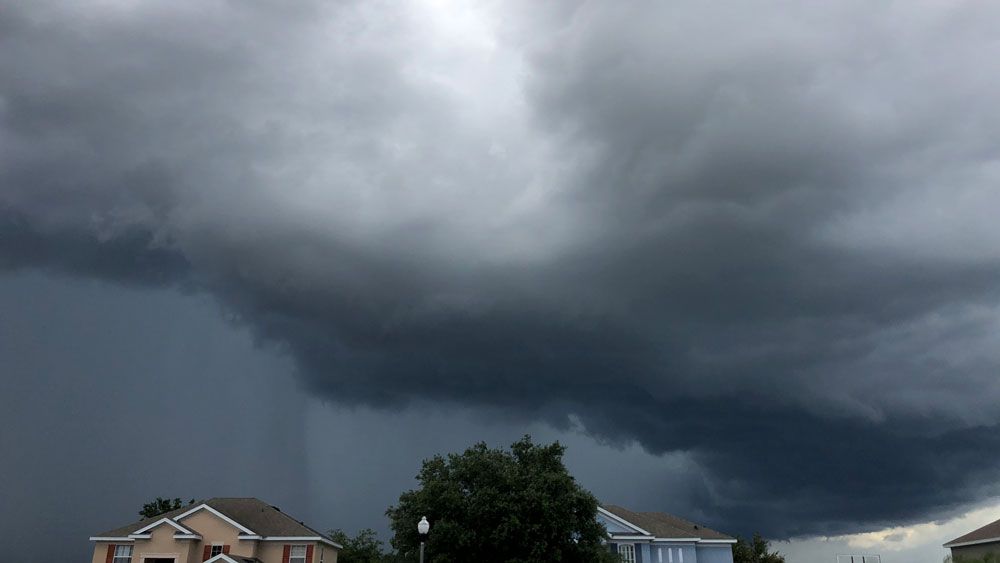 Sent via Spectrum News 13 app: Storm clouds in Clermont, Friday, June 15. (Heather Russell, Viewer)