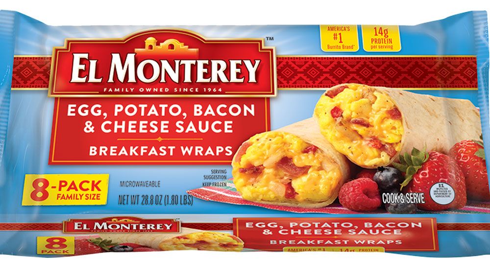 El Monterey Breakfast Wraps Recalled For Small Rocks