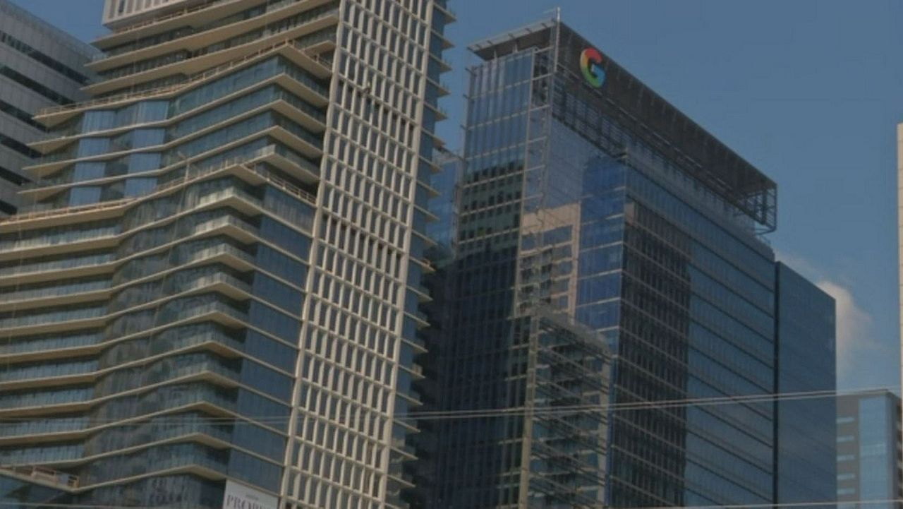 Photo of Google's Downtown Austin building (Spectrum News)