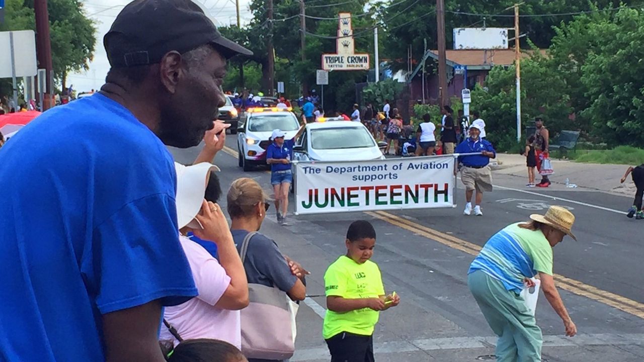 Photo of Central Texas Juneteenth Parade on June 15, 2019 (Spectrum News)