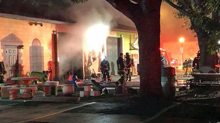 The fire at Mazzaro's Italian Market broke out late Friday night. (Mazzaro's Italian Market Facebook page)