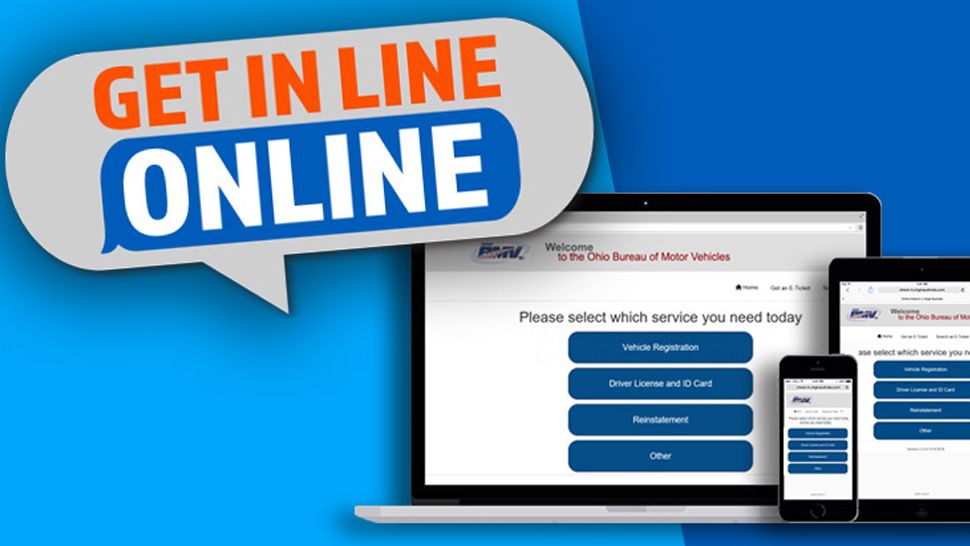 state of ohio bmv online services