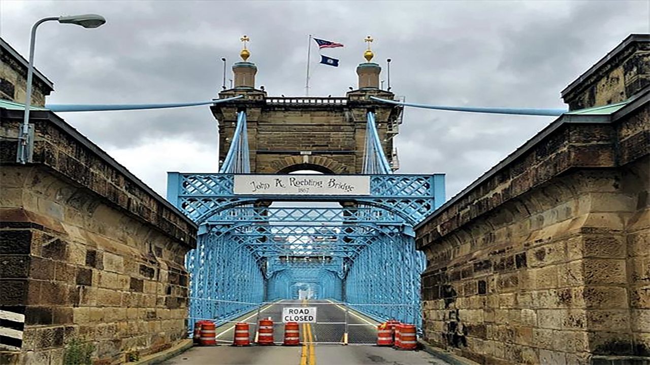 Covington's Roebling Suspension Bridge Faces Nine-Month Restoration Project