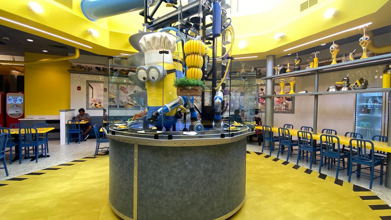 Minion Cafe at Universal Studios Florida. (Spectrum News/Ashley Carter)