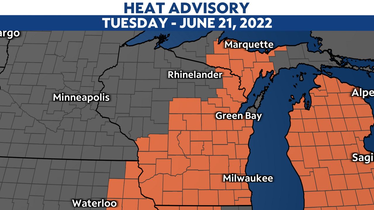 Excessive heat moves into the Badger State