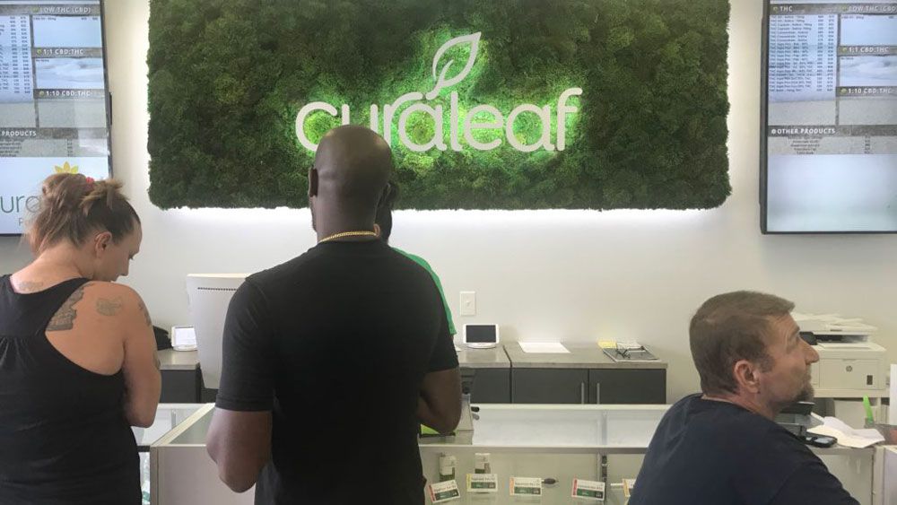 Curaleaf opened its first Brevard County medical marijuana dispensary in Palm Bay Thursday. (Greg Pallone, Staff)