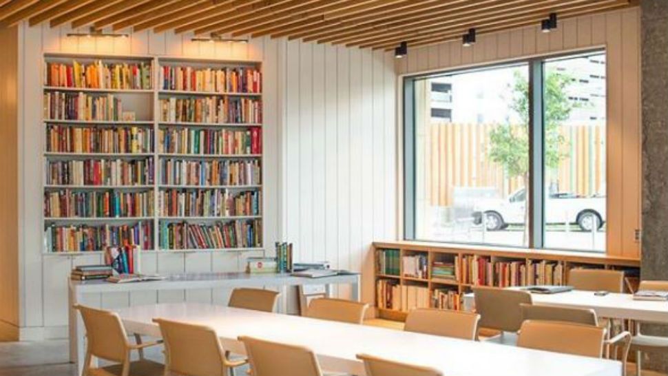 Inside Cookbook Cafe. Courtesy/Austin Central Library, Instagram