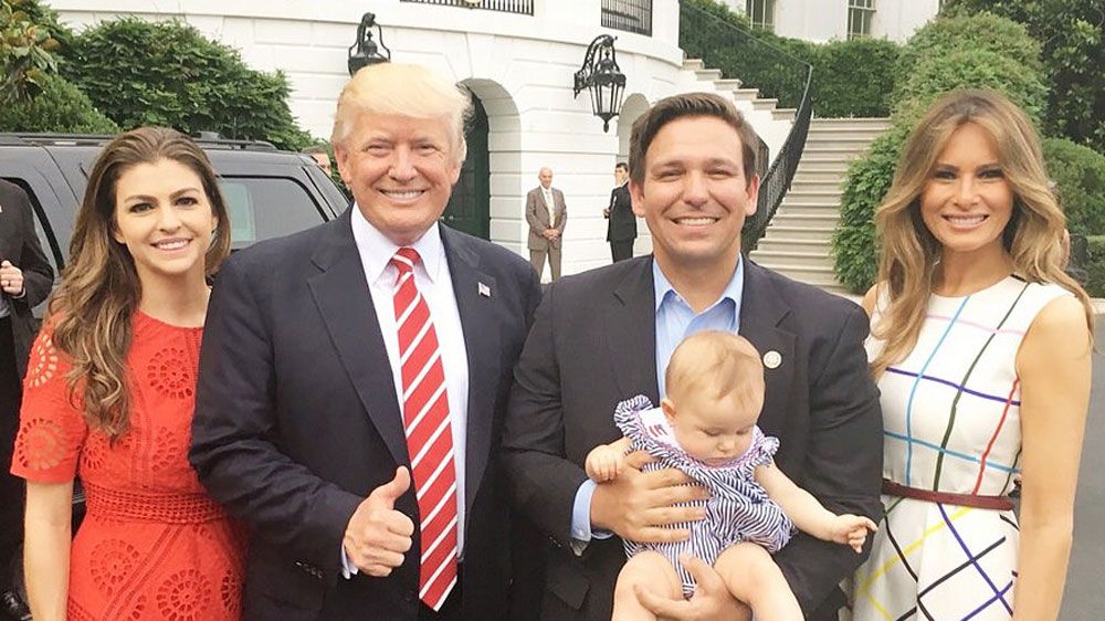 Republican gubernatorial candidate Ron DeSantis with President Donald Trump. (Spectrum News file photo)