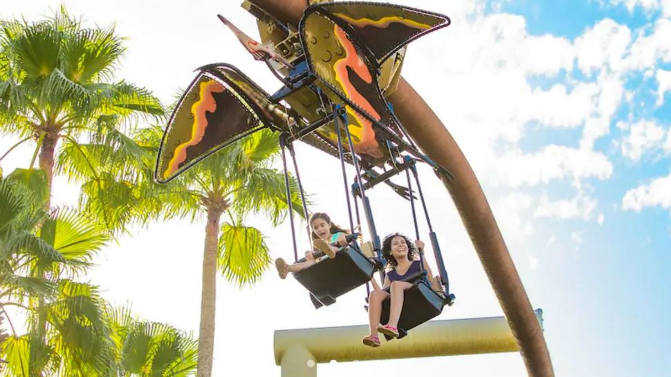 The Pteranodon Flyers is a child-friendly ride at Universal's Islands of Adventure. (Universal Orlando website)