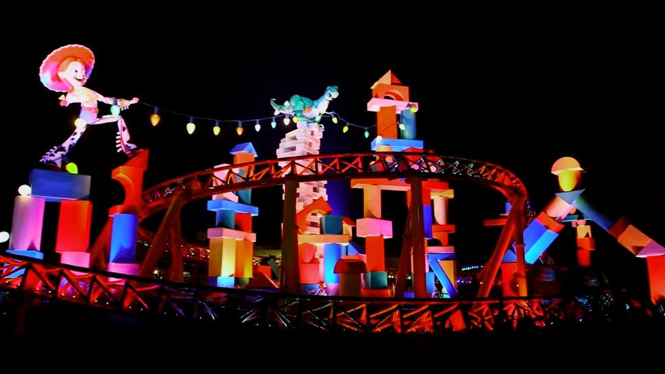 Disney shares a preview of Toy Story Land at night. (Disney)