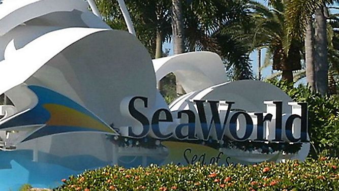 SeaWorld sign