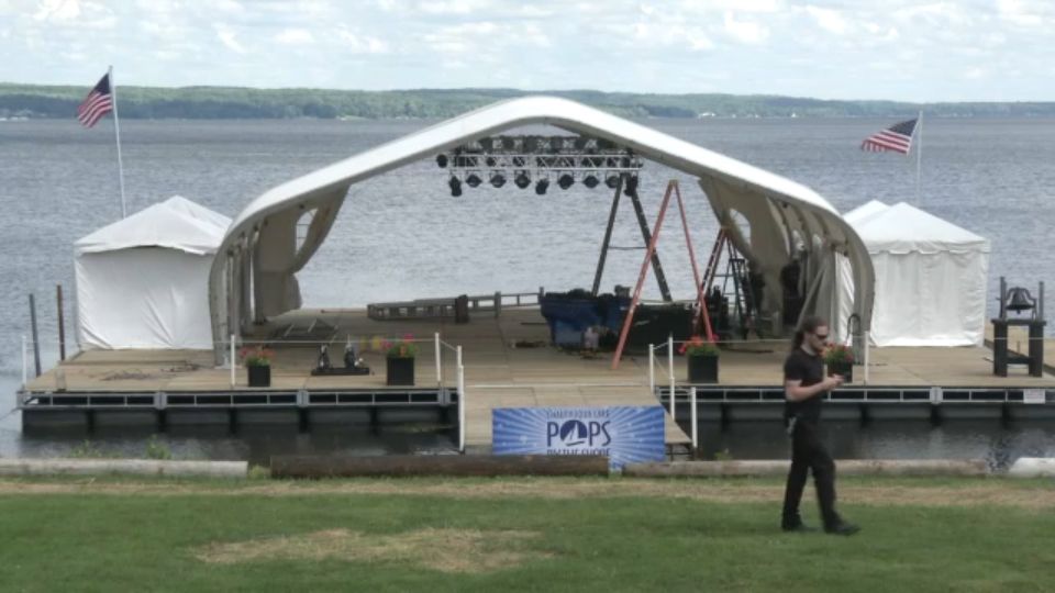 Floating Stage Moves to Mayville