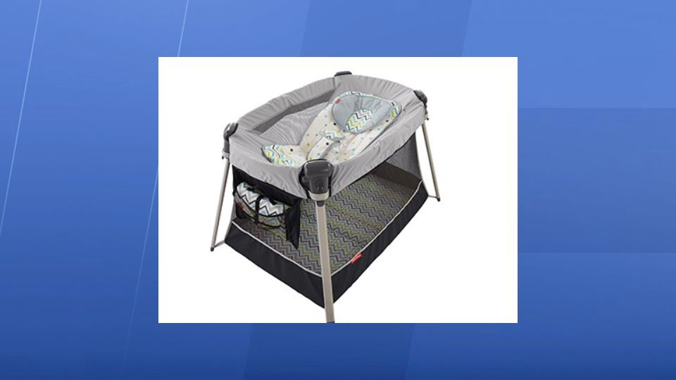 The recall involves the inclined sleeper accessory sold with all Ultra-Lite Day & Night Play Yards with model numbers CBV60, CHP86, CHR06, CJK24, and DJD11. (CDC website)
