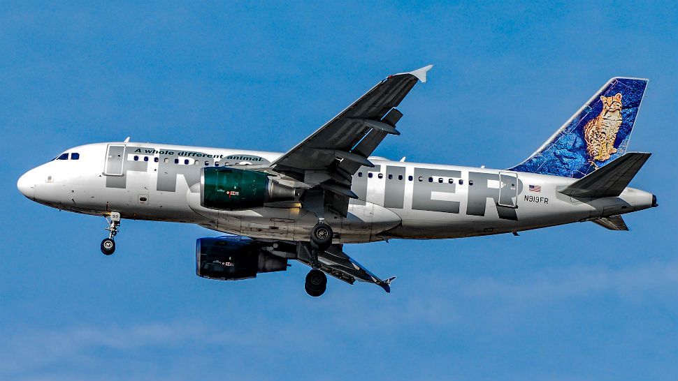 Frontier Airlines plane. Courtesy/Tomás Del Coro 