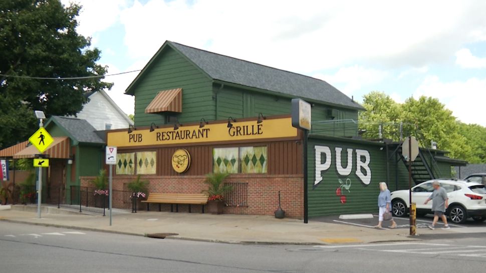 Exterior of the Cherry Street Pub