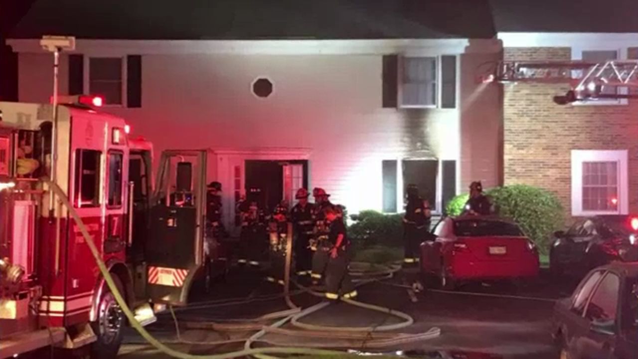Fire scene