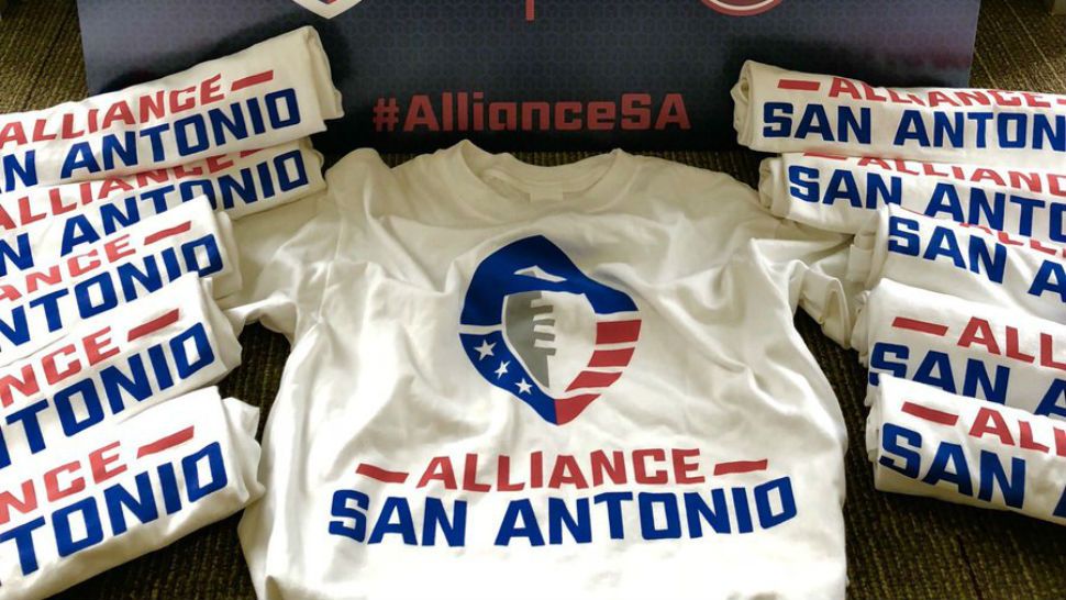 City of San Antonio giving away Alliance of American Football shirts. (Courtesy: @COSAGOV)