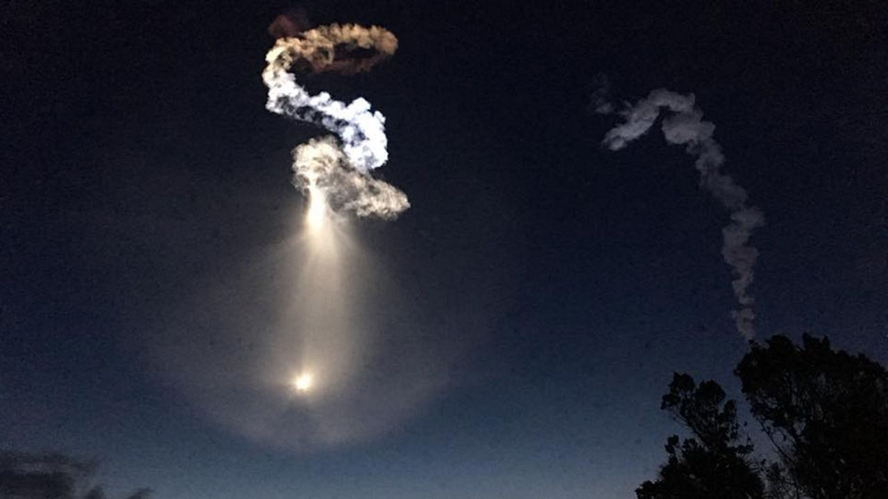 Space X Falcon 9 launch on Friday, June 29, 2018. (Inaja Dumbra Lemos, viewer)