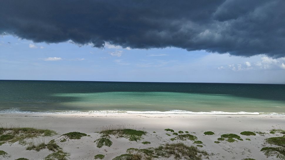 Submitted via the Spectrum News 13 app: It was a cloudy, but nice day at the beach on Wednesday, July 18, 2018. (Jeff Berrey, viewer)