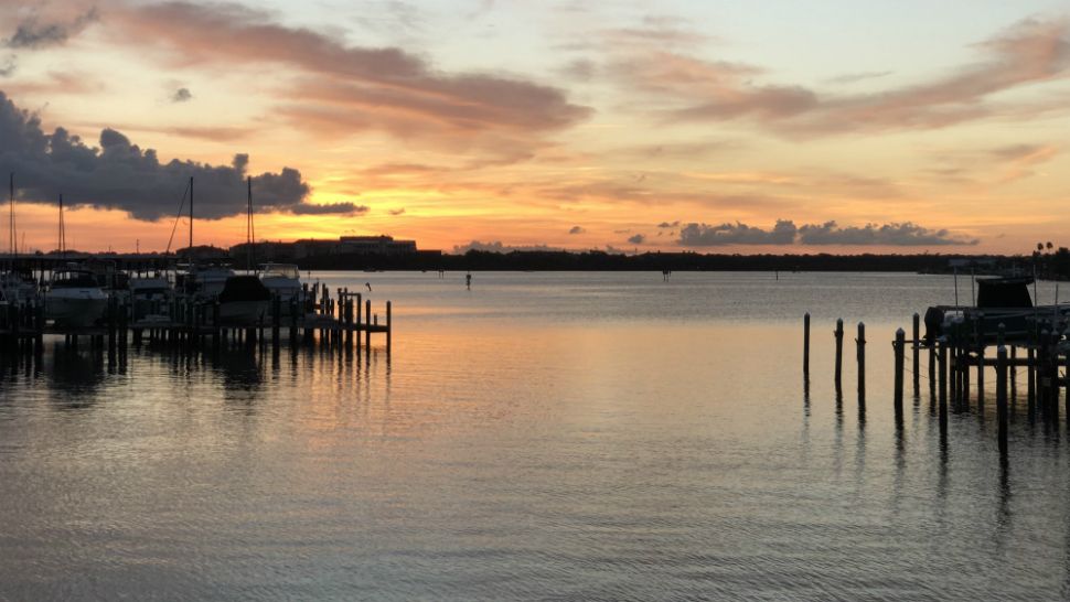 Submitted via the Spectrum Bay News 9 app: Monday morning sunrise at Madeira Beach. 