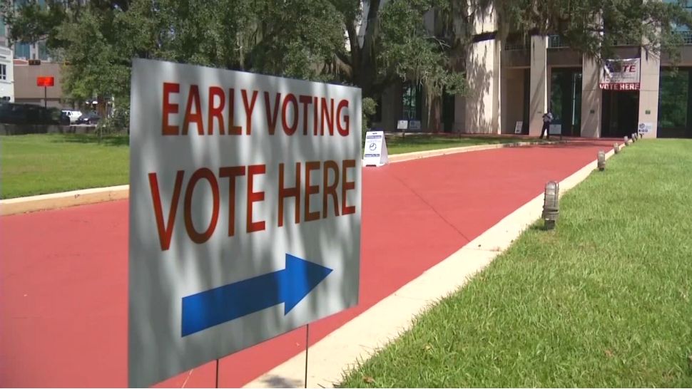 Early voting sign