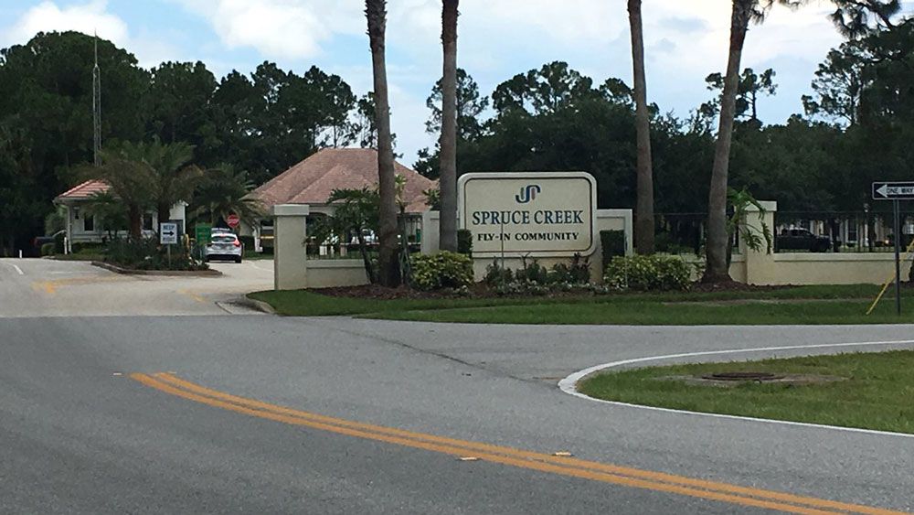 Entrance to Spruce Creek Fly-In community near Port Orange. (Spectrum News 13 file)