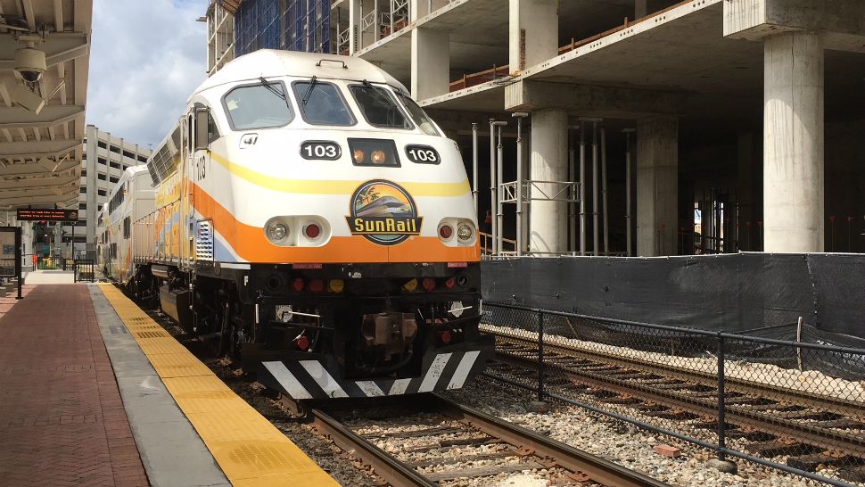 The new 17.2-mile stretch of SunRail connects the existing stops to train stations in Meadow Woods, Tupperware's headquarters, Kissimmee and Poinciana. (File photo)