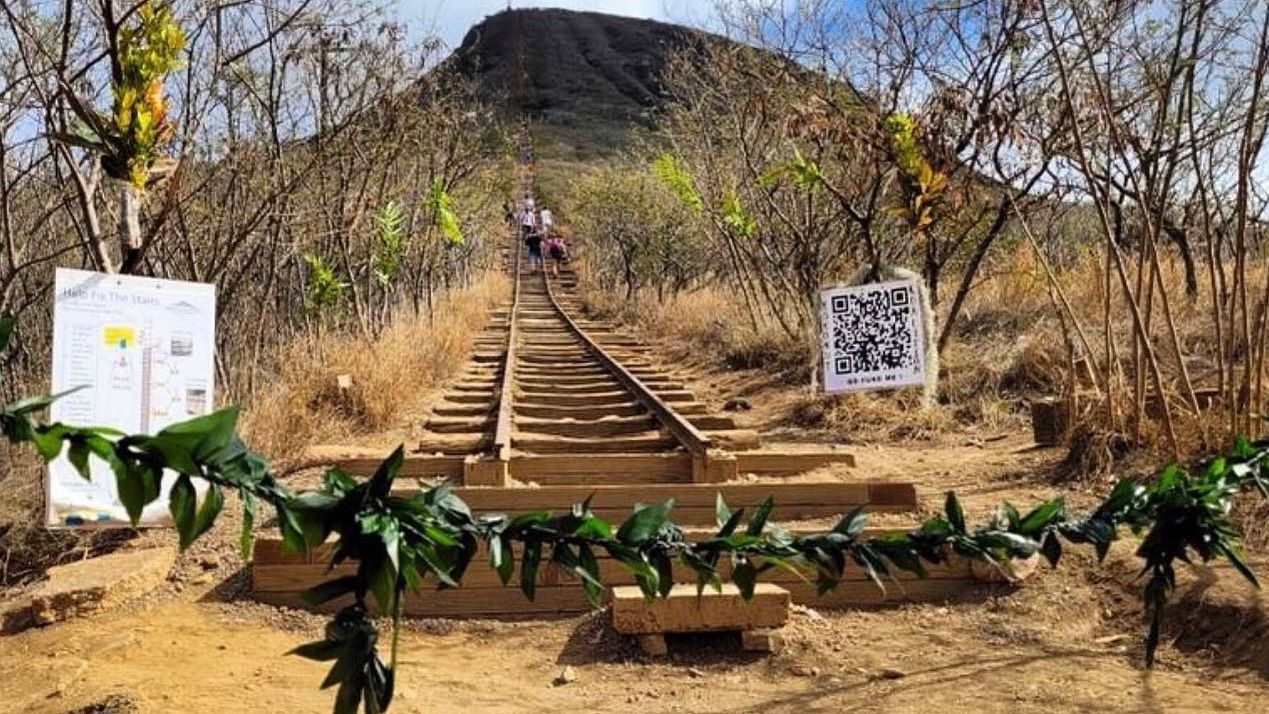 The Koko Crater Tramway, a.k.a. Koko Head Stairs, is a challenging but popular hike for Honolulu residents.(Honolulu City Council)