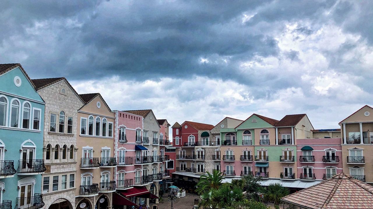 Storms approaching European Village in Palm Coast on Sunday, July 7, 2019. (Joyce Connolly, viewer)