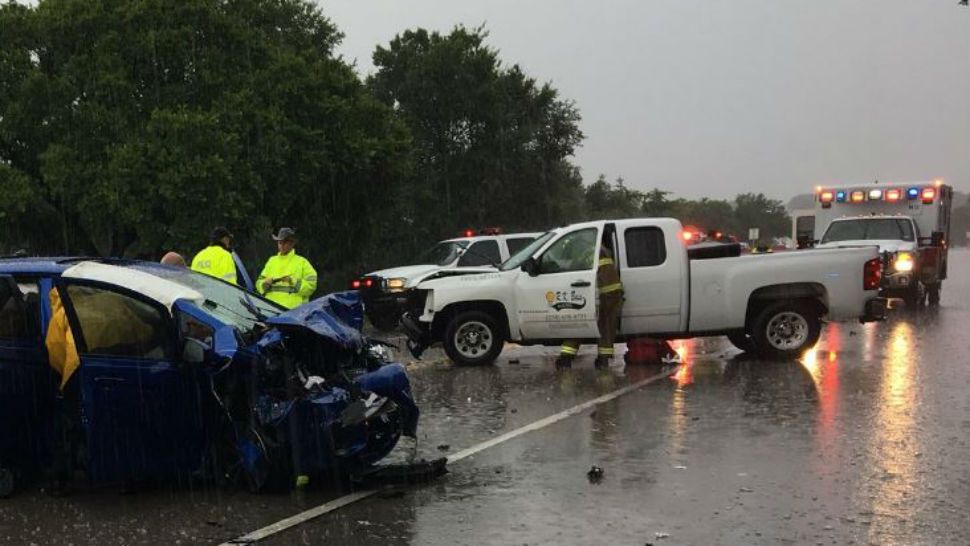 Scene of a head-on collision near U.S. 183 and FM 3405. (Image/Williamson County Sheriff's Office)