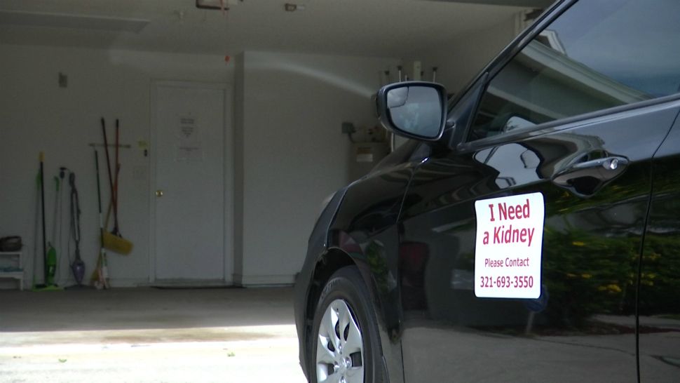 Since there are so many people on the kidney transplant list, she decided to take matters into her own hands and put a sticker on her car letting everyone knows she needs a kidney hoping someone would step up.