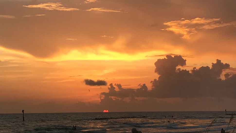 Sunset over Honeymoon Island