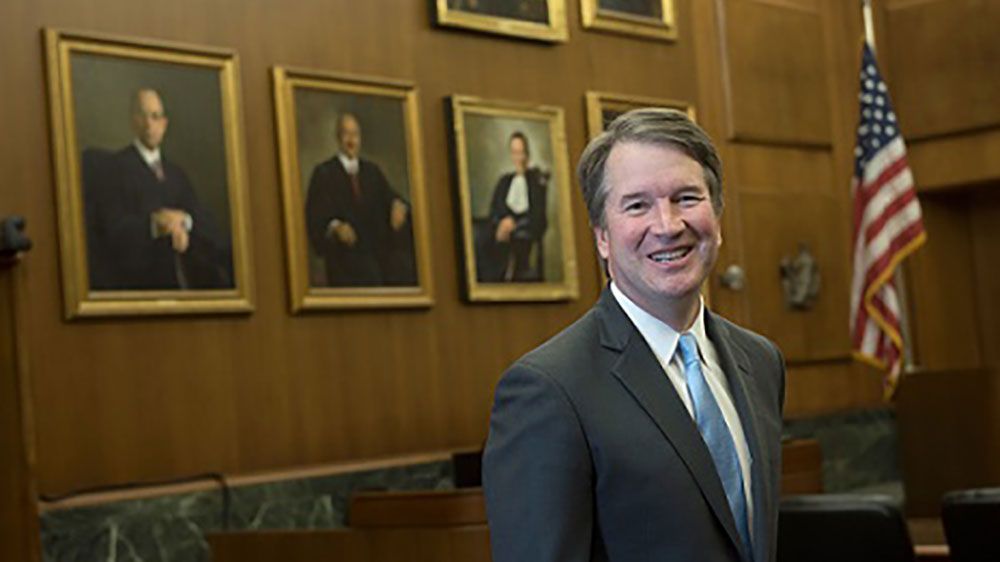 Christine Blasey Ford said that she would not testify next week, unless there is a proper FBI investigation first into her allegications that Judge Brett Kavanaugh sexually assaulted her. (File photo of Judge Brett Kavanaugh)