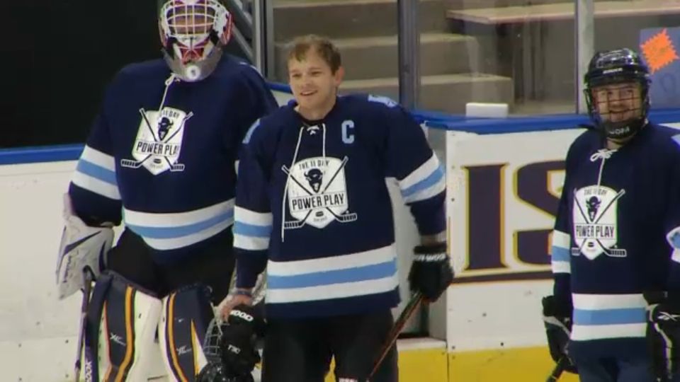 local band trades instruments for skates at 11 day power play