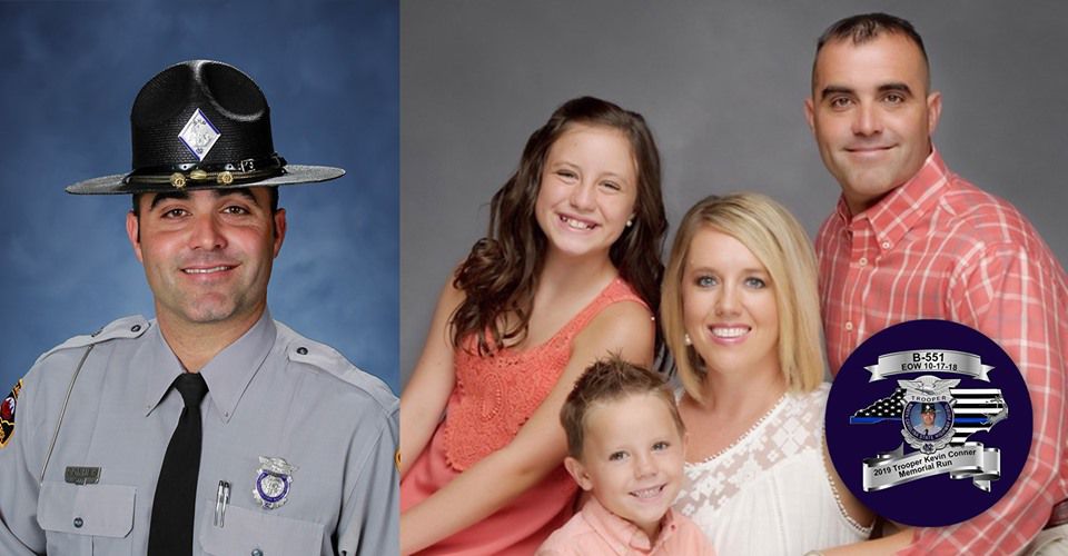 Fallen Trooper Kevin Conner and his family