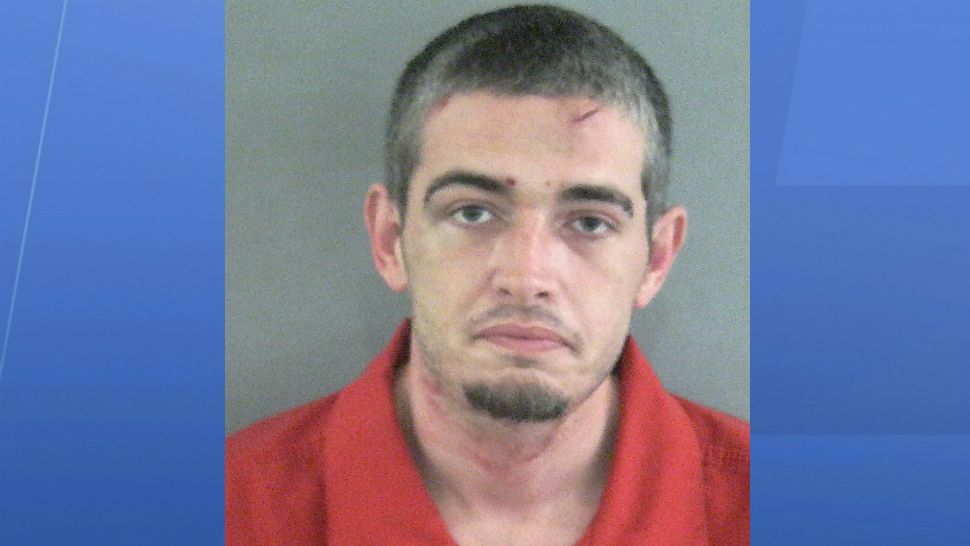 Brian Davis to face a judge Wednesday after being accused of barricading himself for 11 hours at his girlfriend's parents' house. (Sumter County Jail)