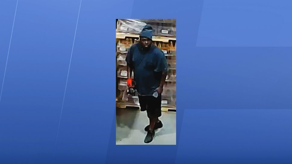 Hillsborough detectives are looking for a man they say broke into a Tampa warehouse last week and documented inventory for a possible future burglary. (Hillsborough County Sheriff's Office)