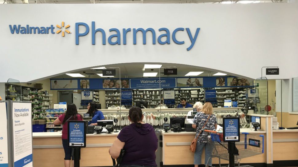 Photo of the pharmacy at the Vance Jackson Walmart Supercenter. (Image/Walmart)