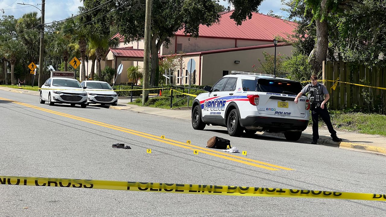 Three men died Wednesday morning after a shooting in Daytona Beach. (Spectrum News/Arnie Girard)