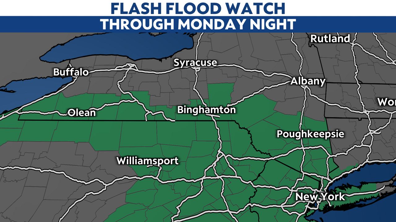 Early-week rain and storms bring the risk of flash flooding
