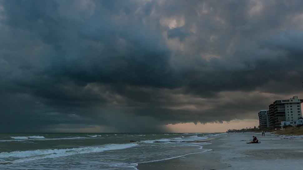 Storm clouds roll in over Madeira Beach