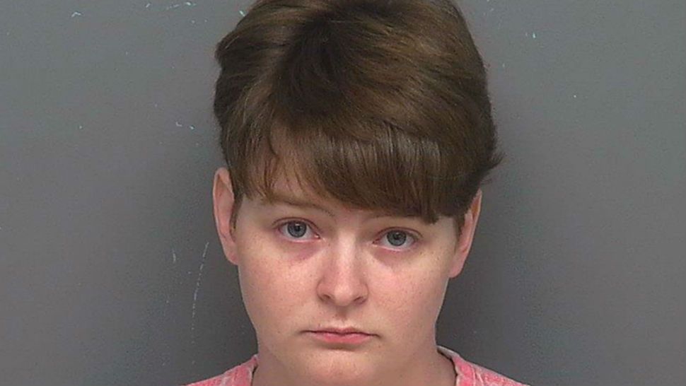 This undated photo provided by the Montgomery County Sheriff's Office in Conroe, Texas shows Sarah Peters, of Houston. Peters, who is accused of offering to sell her 2-year-old daughter for sex at a cost of $1,200, was sentenced Thursday, July 12, 2018, to 40 years in prison after pleading guilty to charges that included promotion of prostitution. (Montgomery County Sheriff's Office via AP)