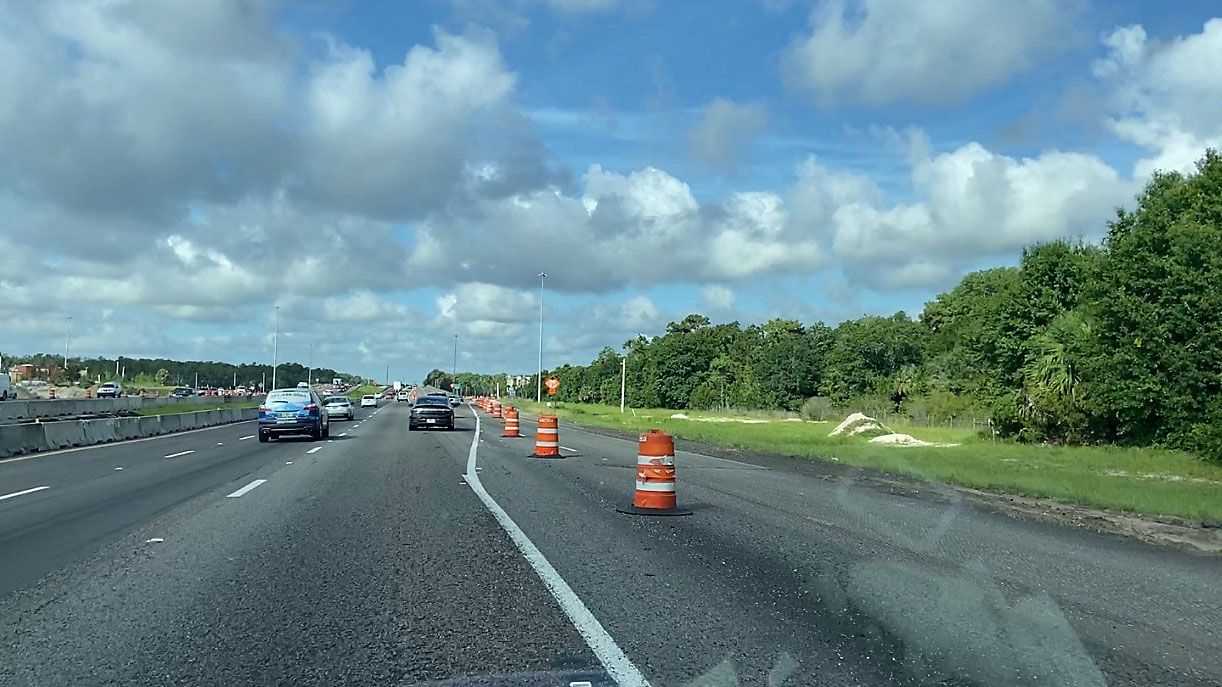 An extra lane is coming to both I-4 east and west at ChampionsGate to help relieve traffic congestion. (Spectrum News/Jerry Hume)