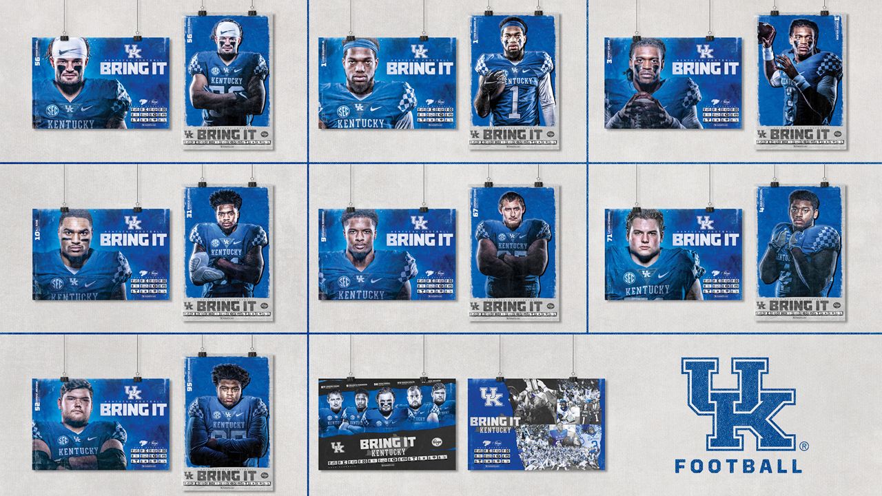 Kentucky Football Schedule Posters Available Saturday