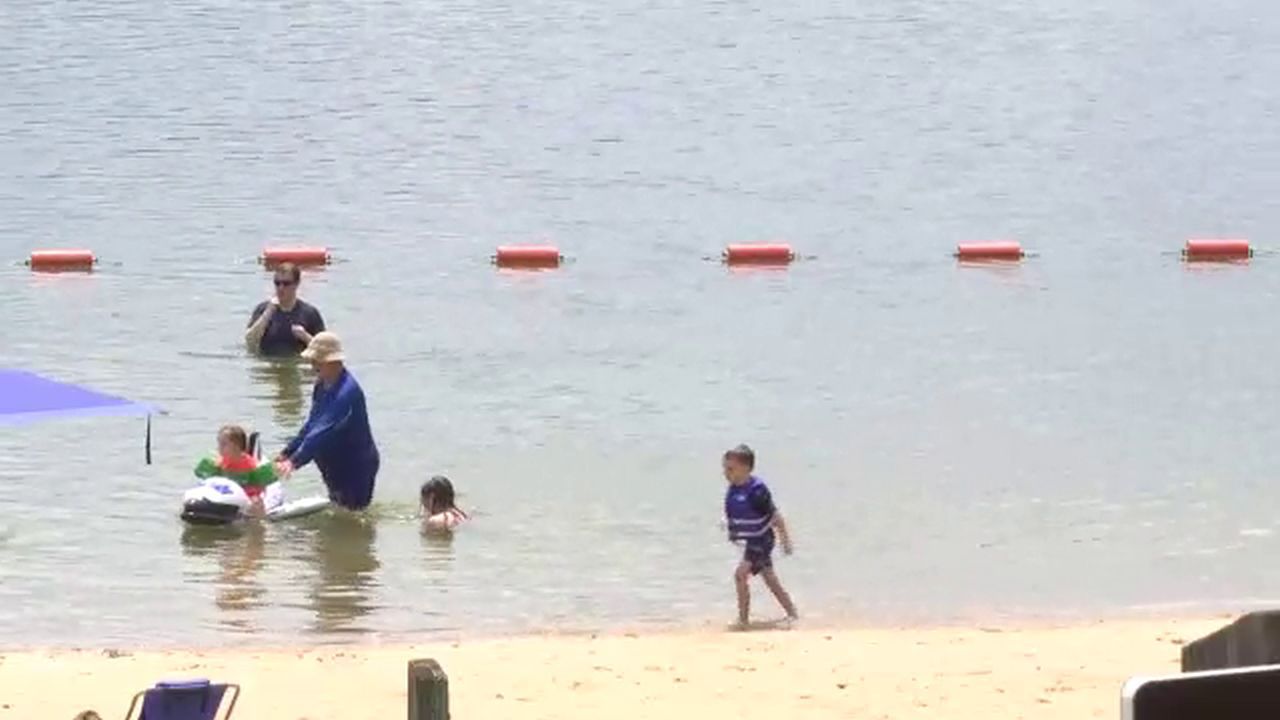 18 month old nearly drowns at Lake James State Park