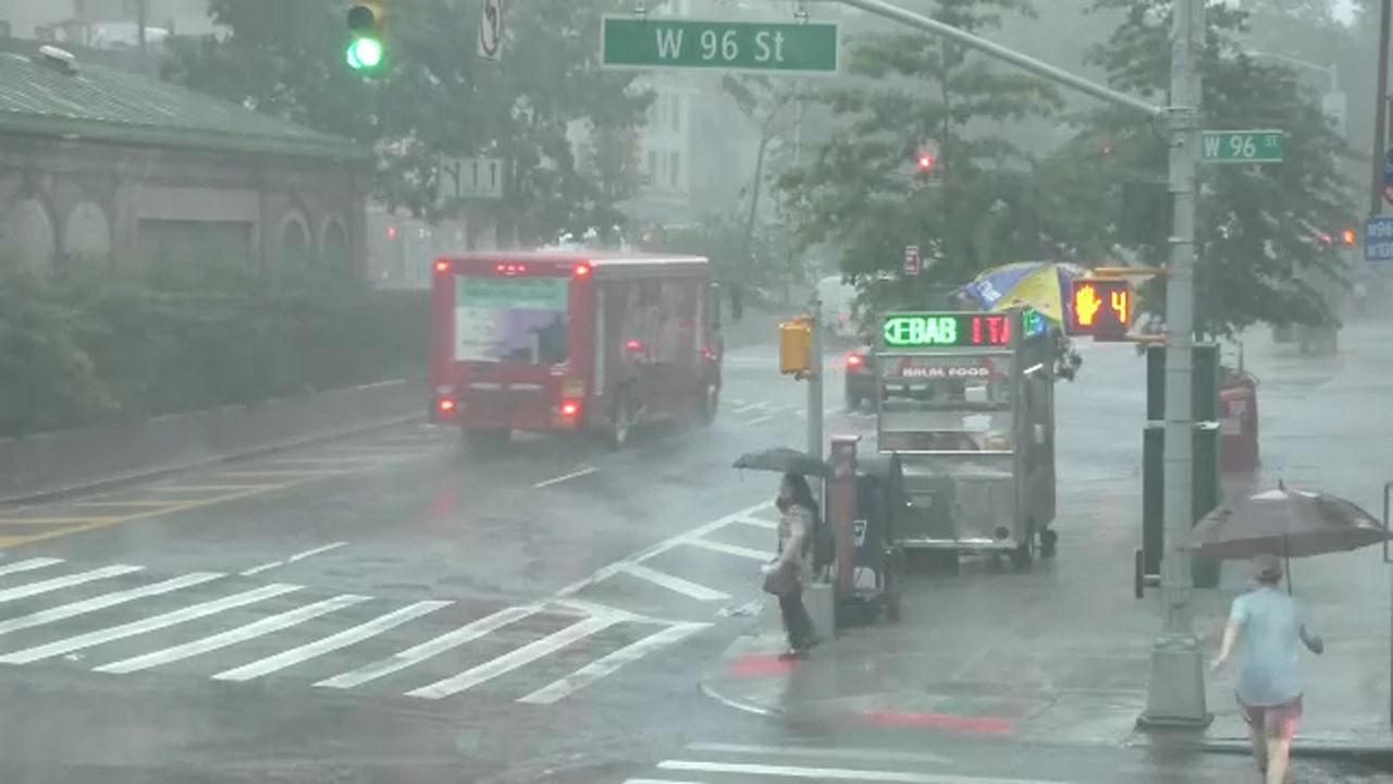 NYC faces heavy rain from strong thunderstorms