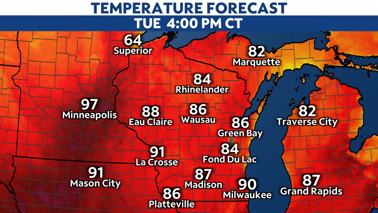 what is the temperature in green bay wisconsin right now