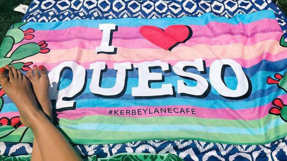 Kerbey Lane Cafe is giving away free "I Love Queso" towels for Blues on the Green. (Courtesy: Kerbey Lane)