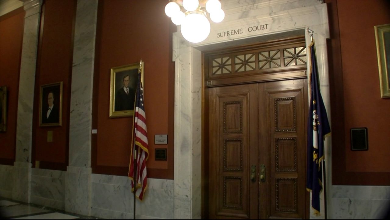 Interior shot of Kentucky Supreme Court