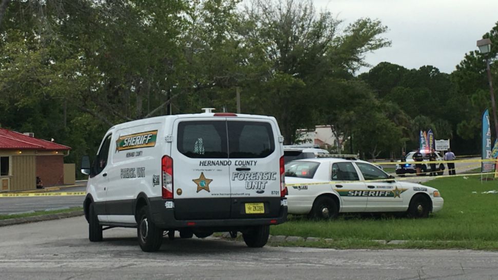 Authorities in Hernando County are investigating shootings that have left two people dead. (Laurie Davison, Spectrum Bay News 9)